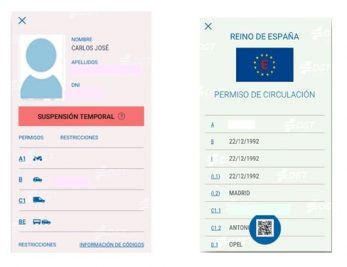 carnet conducir movil